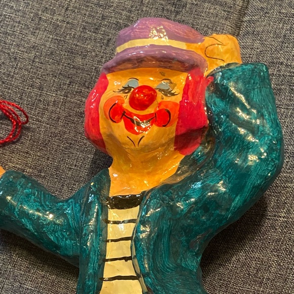 Vintage Parachute Hanging Clown - Picture 3 of 12